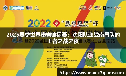 2025赛季世界攀岩锦标赛：沈阳队迎战南昌队的王者之战之夜